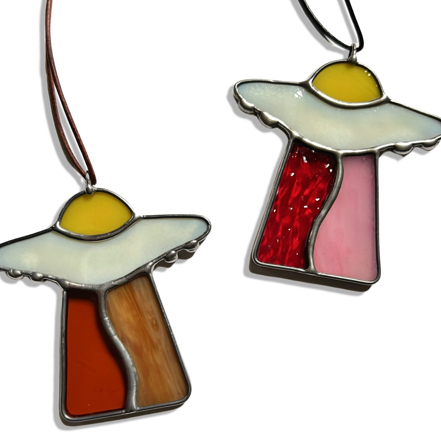 Unidentified Flying Breakfast Objects Suncatcher & Charm