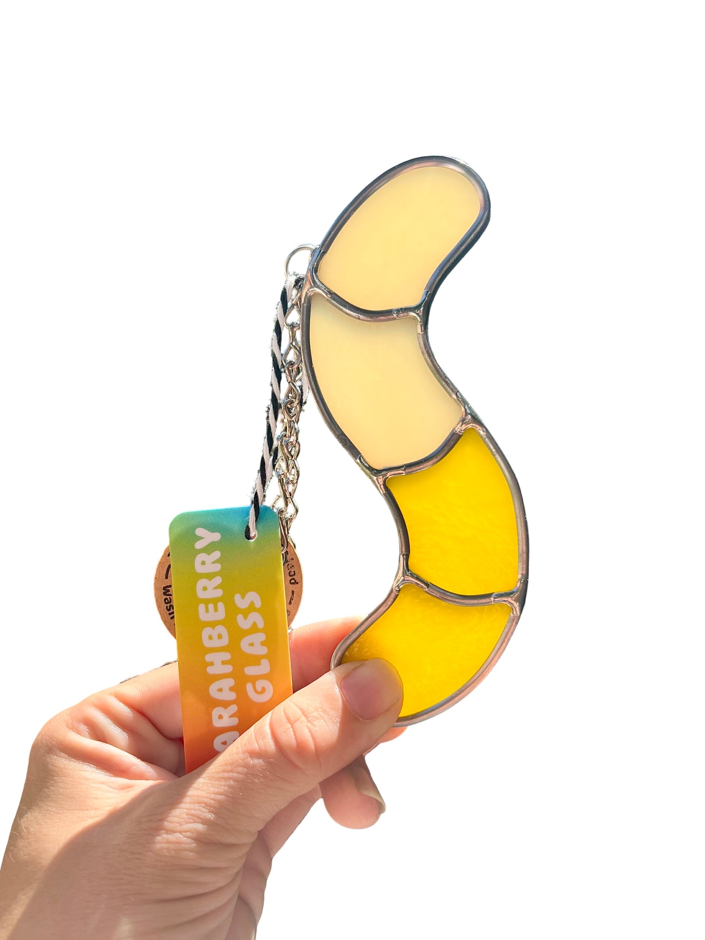 Stained Glass Worm Suncatcher