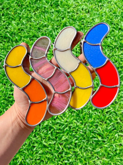 Stained Glass Worm Suncatcher