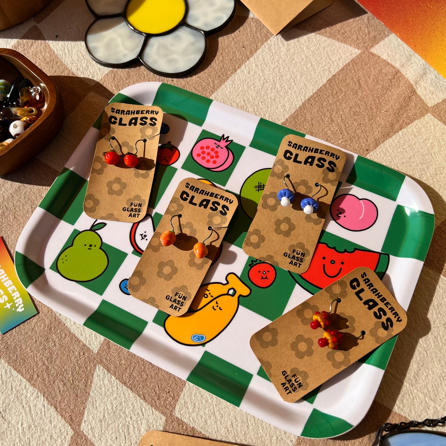 "Picnic" tray by Natali Koromoto