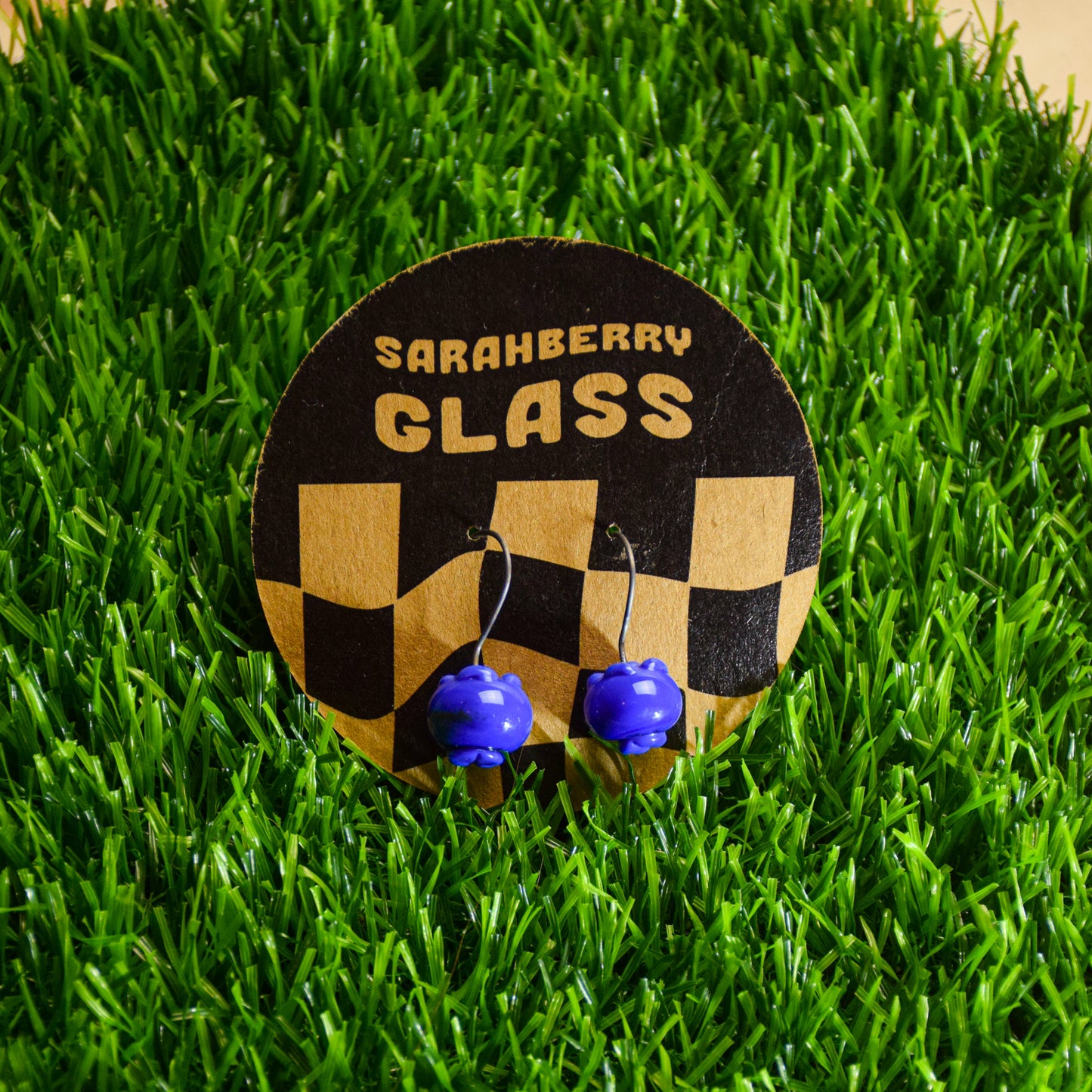 Dangly Glass Earrings