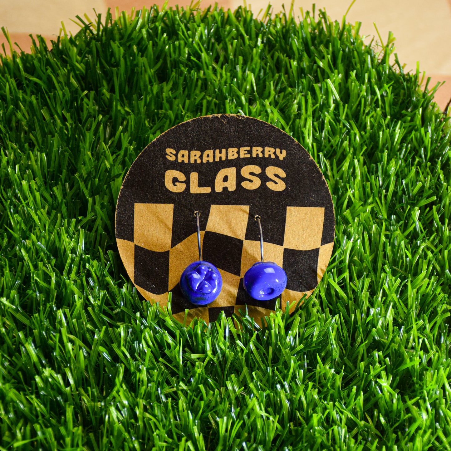 Dangly Glass Earrings