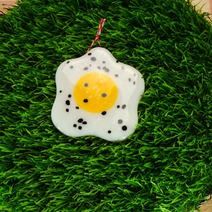 Fused Glass Silly Ornaments