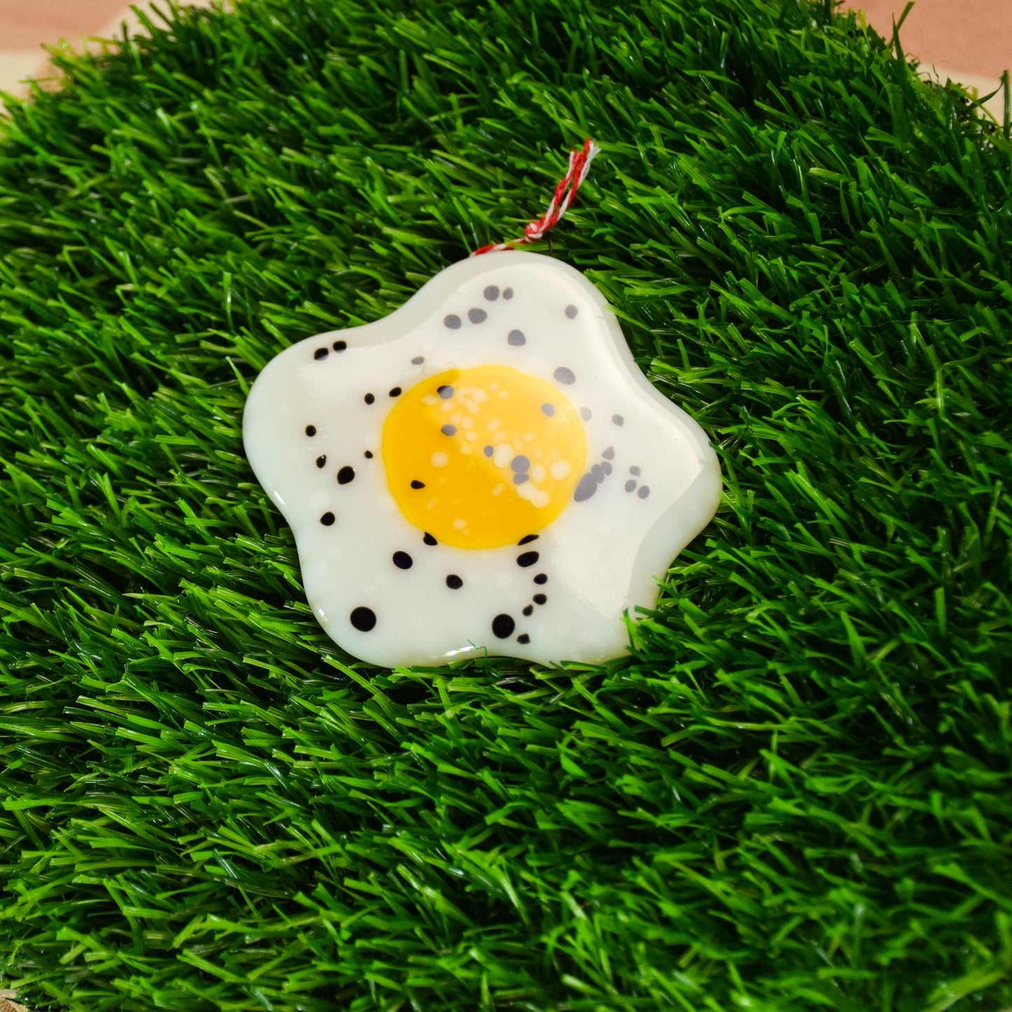 Fused Glass Silly Ornaments