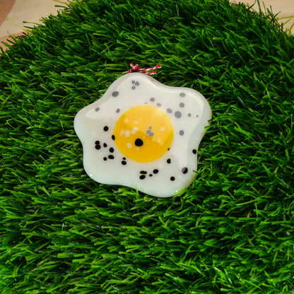 Fused Glass Silly Ornaments