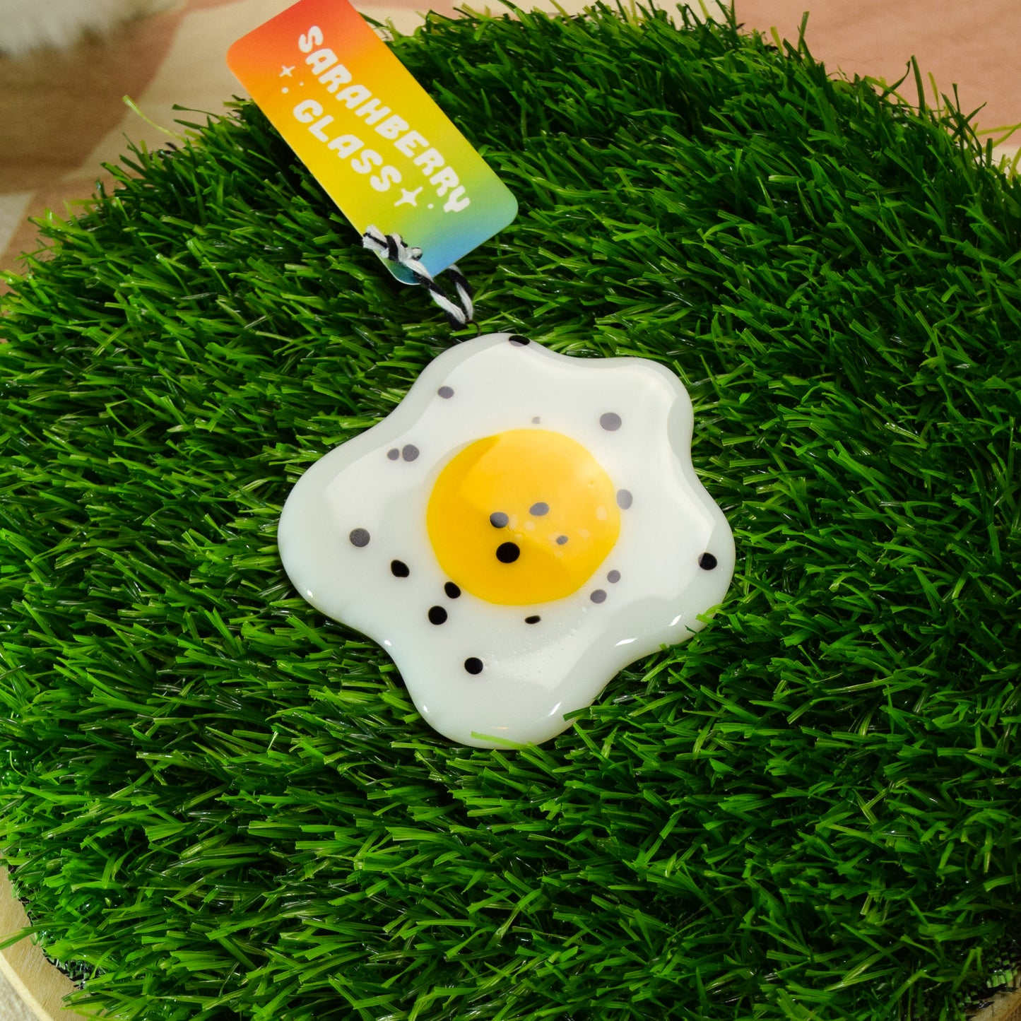 Fused Glass Silly Ornaments