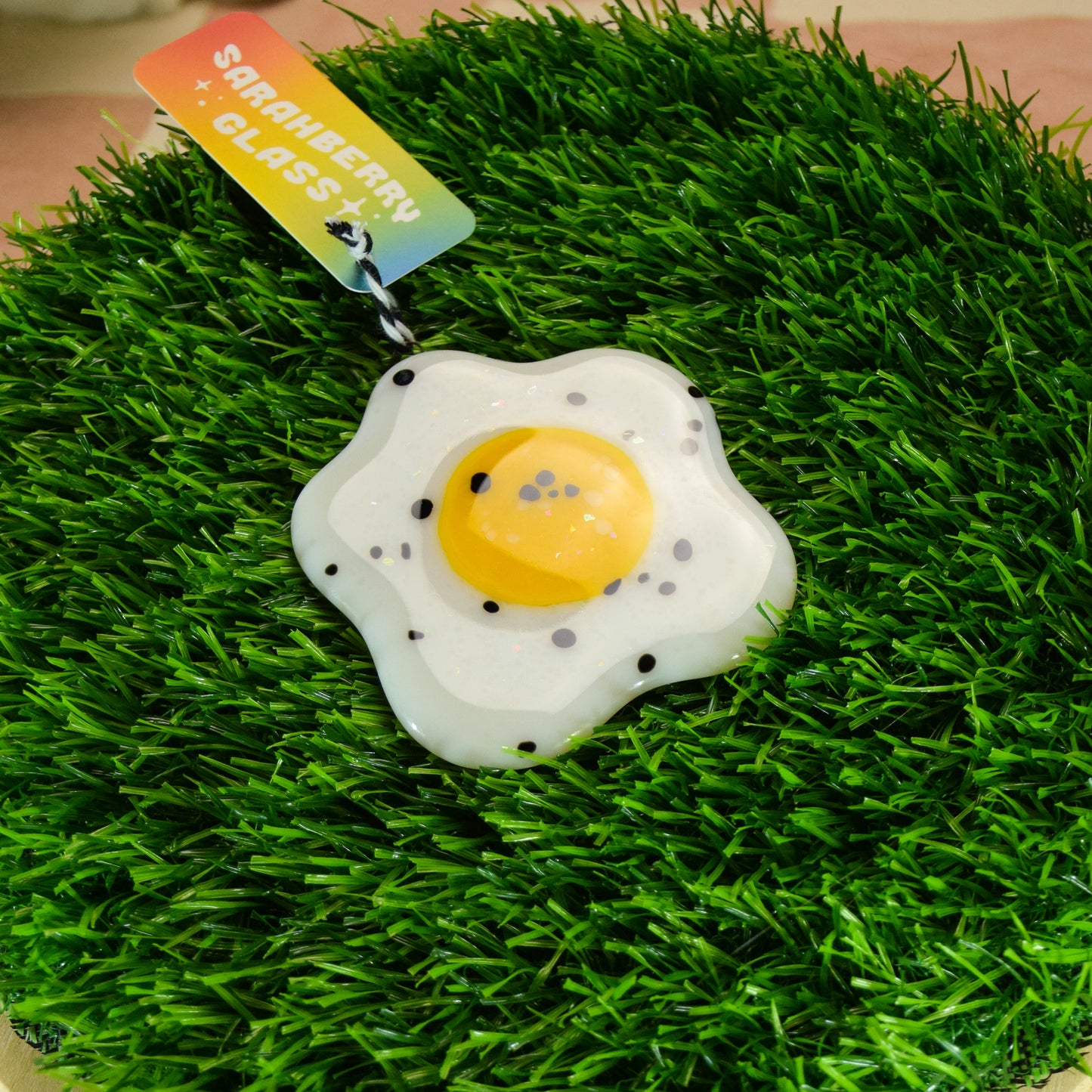 Fused Glass Silly Ornaments