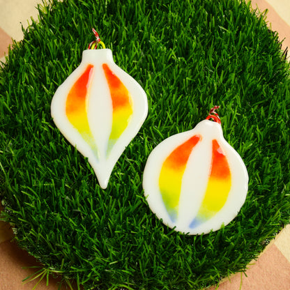 Fused Glass Ornaments