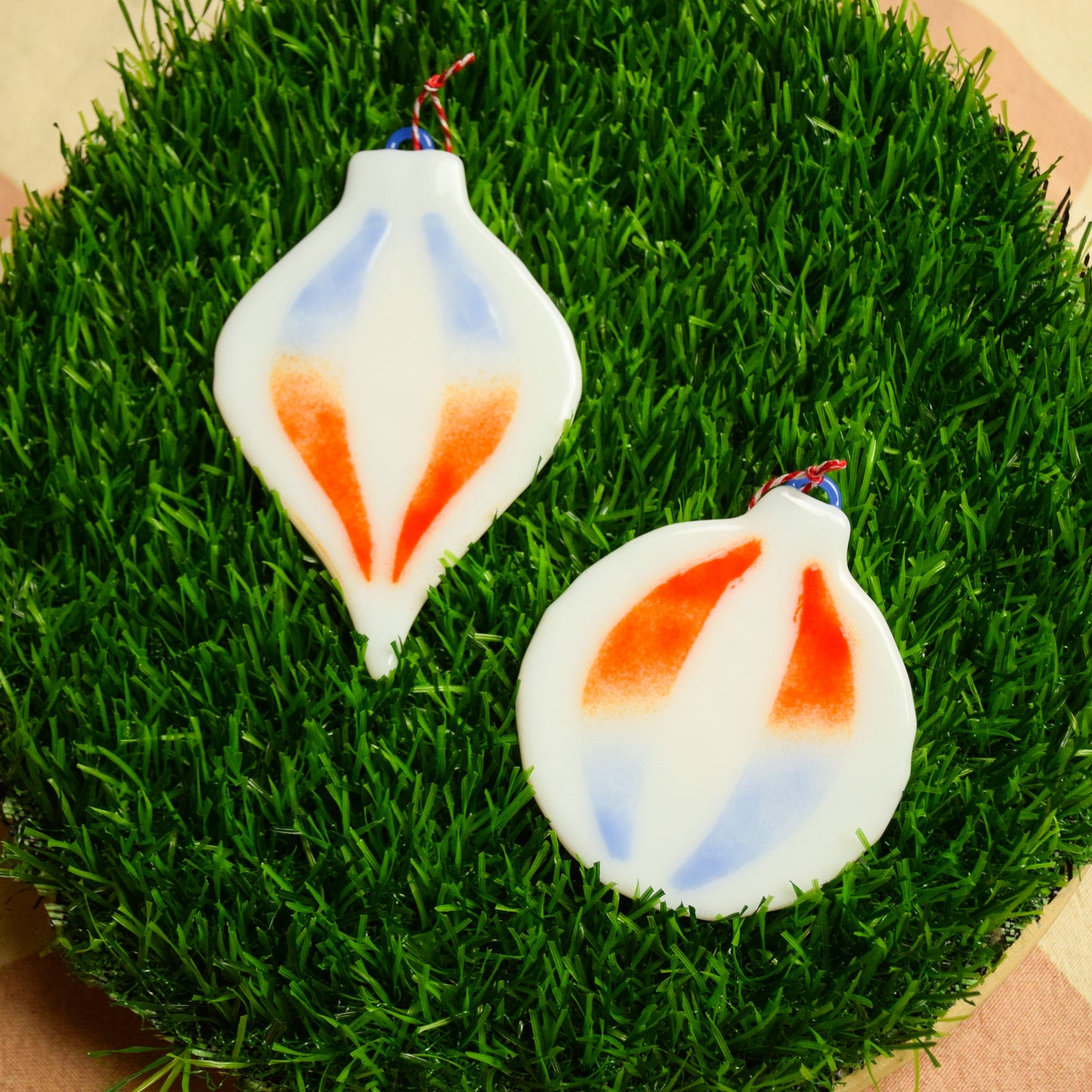 Fused Glass Ornaments