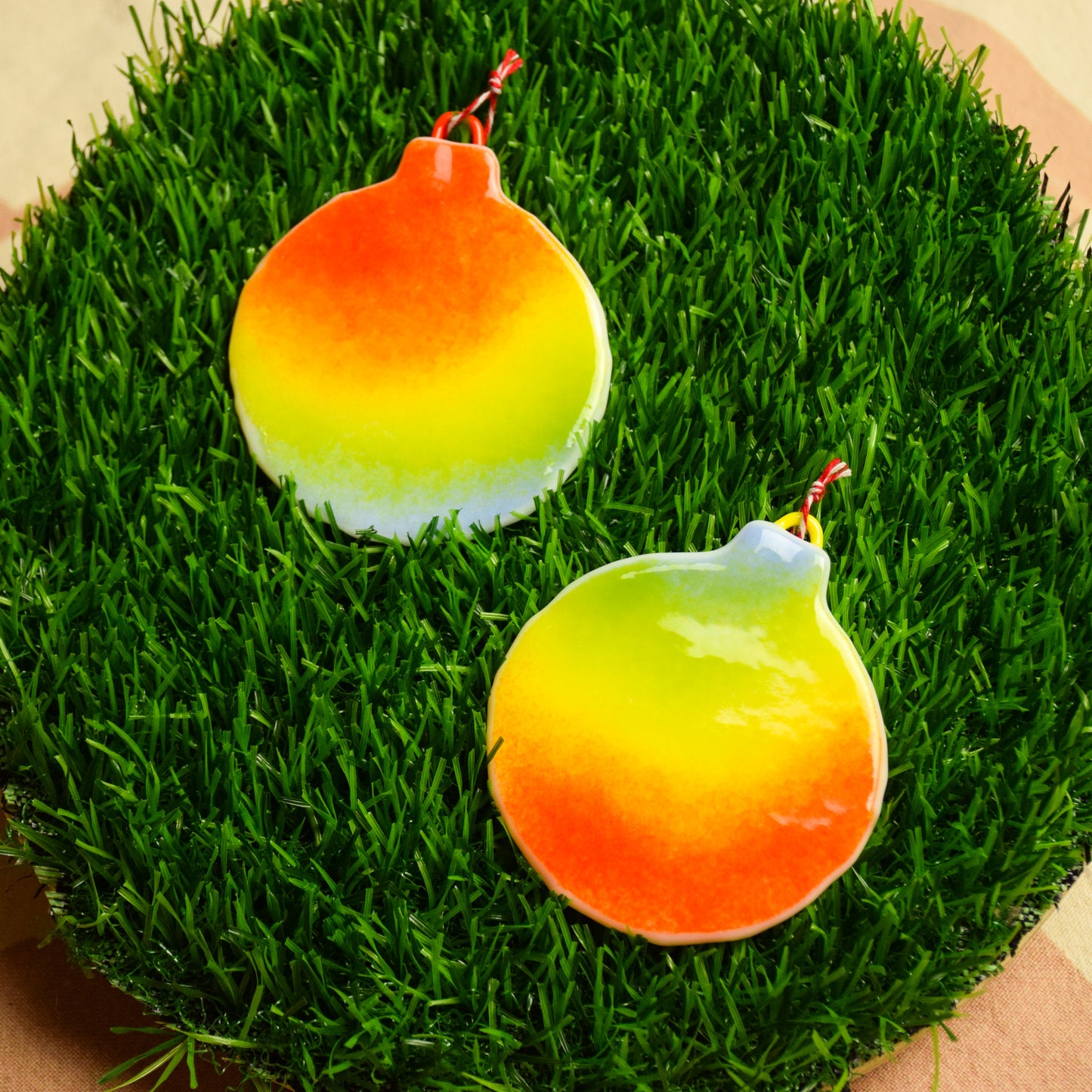 Fused Glass Ornaments